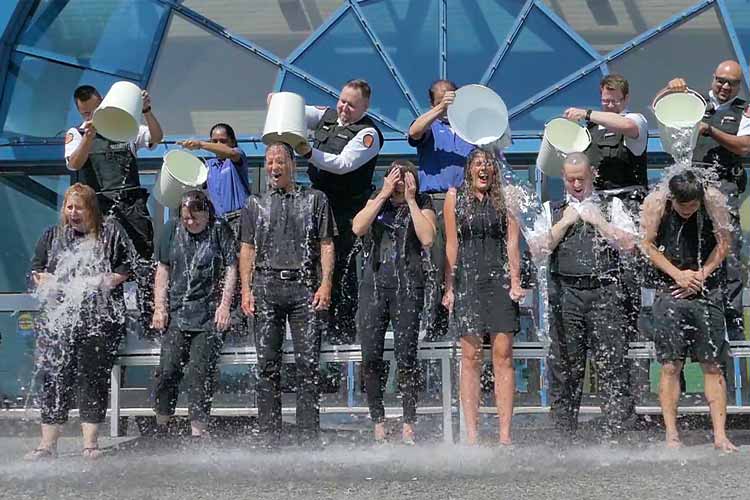 Lougheed Mall ALS Ice Bucket Challenge