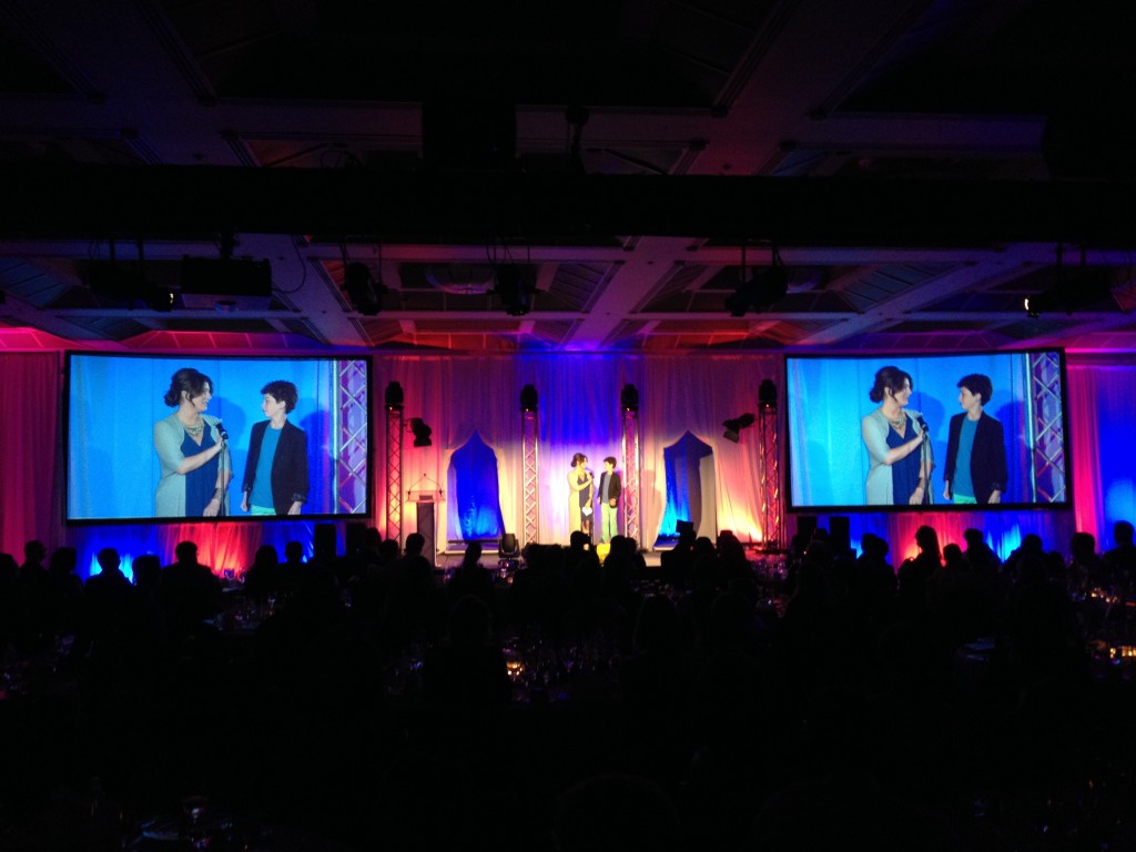 the Leo Awards featured the skit material we helped film this year.