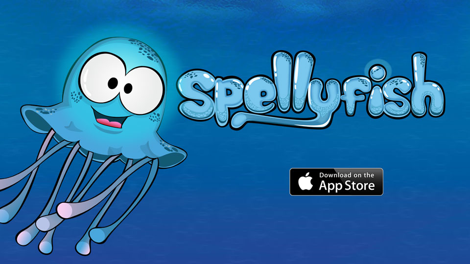 Spellyfish App teaser for the Apple iPad and iPhone