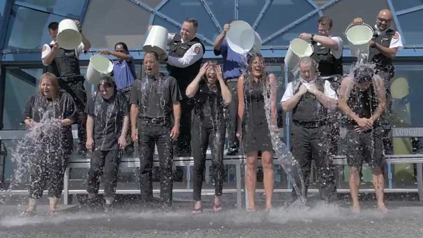 Slo-Mo ALS Ice Bucket Challenge